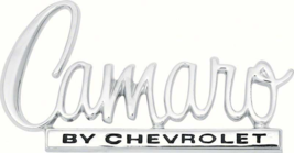 OER Chrome Diecast Trunk Lid Emblem For 1970 Chevy Camaro Models - £28.65 GBP