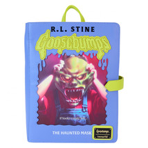 Goosebumps The Haunted Mask Book Mini Backpack By Loungefly Purple - £65.05 GBP