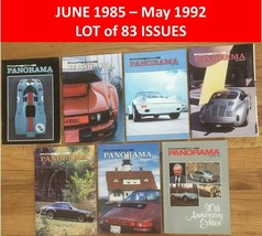 83 ISSUSES - PORSCHE PANORAMA MAGAZINE - JUNE 1985 thru MAY 1992  - $129.95
