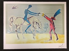 Don Quixote The Gift of Mandrino Fine Art Lithograph Salvador Dali S2 - £239.00 GBP