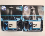 2 HP 901 OfficeJet Ink Cartridge - Black Brand New Sealed 5/24 9/23 - $28.68