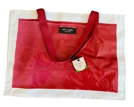 Large Kate Spade X Target Red Tote Bag Reusable  New In Hand - $15.99