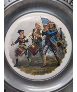 The Great American Revolution 1776  The Spirit Of &#39;76 Pewter Plate 10&quot; - €16,94 EUR