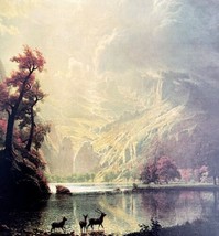 Sierra Nevada Morning Landscape 1979 Old American West Art Print LGAD98 - £39.33 GBP