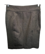 Banana Republic Pencil Skirt Gray Black Size 6 Straight Stretch Spandex ... - £28.31 GBP