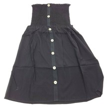 Ambiance Apparel Corset Black Front Faux Button Skirt Size M - £7.25 GBP