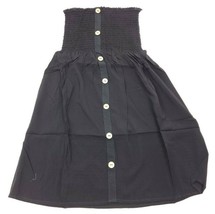 Ambiance Apparel Corset Black Front Faux Button Skirt Size M - $9.07