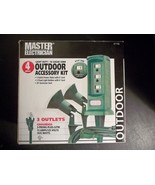 Master Electrician Outdoor Accessory kit, power stake, flood light ,20&#39; ... - $27.23