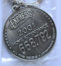 2001 Round Rock Express All Time Aa Home Attendance Record Sga Keychain Mi Lb - £10.78 GBP