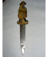 Vintage 1920&#39;s Letter Opener Advertisement 4 Uneeda Biscuits Boy in Rain... - $580.85 MXN