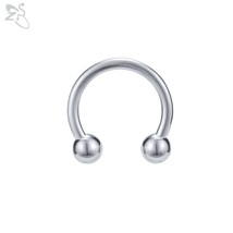 ZS 1 PC Colored 316L Stainless Steel Nose Ring 16g&amp;14g Clickr Septum Rings Tragu - £10.50 GBP