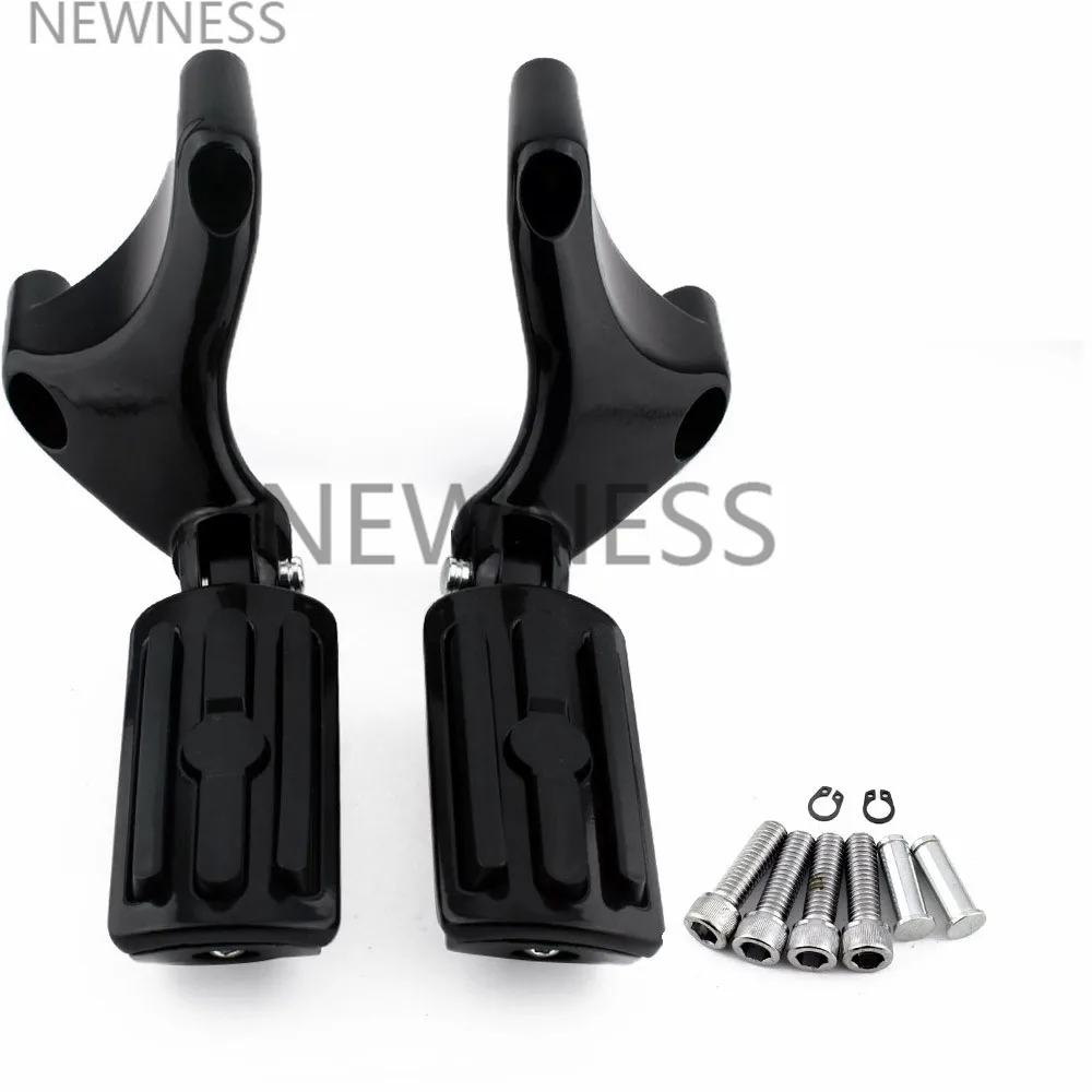 Motorcycle Rear Foot Rests Penger Foot Peg Pedal Footpegs Mount cket  Harley ter - £170.24 GBP