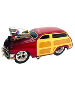 1950 FORD WOODY LIQUID RED MUSCLE MACH. 1:18 SCALE - $24.75