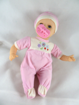 Melissa &amp; Doug Soft Body Thumb Suck Open Close Eyes Baby Doll 12&quot; new cl... - £6.32 GBP