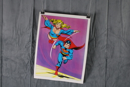 Vintage DC Poster - Super Boy and Super Girl 1978 DC Poster Book - Paper Poster - £28.41 GBP