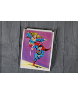 Vintage DC Poster - Super Boy and Super Girl 1978 DC Poster Book - Paper... - $48.02 CAD