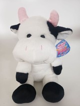 SugarLoaf Toys Dairy Cow Black &amp; White Medium Plush 10&quot; - $31.49