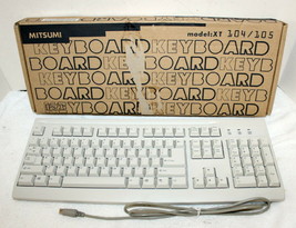 Vintage Mitsumi # XT 104/105 PS/2 Computer Keyboard KFKEA4XT ~ NIB - £15.95 GBP