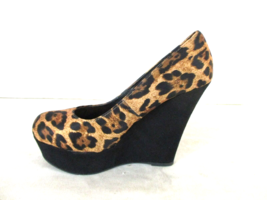 Brash Animal Print Wedge Heels Pumps Shoes Women&#39;s 8 (SW10) - £18.42 GBP