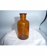 PA2 - 1910&#39;s LYSOL Bloomfield NJ 3 3/4&quot; Amber Medicine Druggist Pharmacy... - $6.00