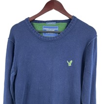 American Eagle Blue Crewneck Vintage Fit Sweater Size Small - £9.89 GBP