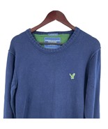 American Eagle Blue Crewneck Vintage Fit Sweater Size Small - £10.27 GBP