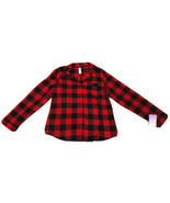 Stars Above Womens Perfectly Cozy Flannel Lounge Button Up Shirt Size Sm... - £9.47 GBP