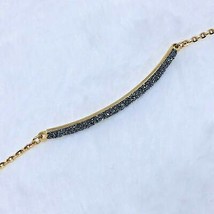Bracelet chaîne câble Rebecca pour femme en argent sterling 925 plaqué or... - £160.55 GBP