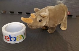 Jungle Joe’s Safari Friends Talking Rusty The Rhino 11” Plush Stuffed Animal - £11.77 GBP
