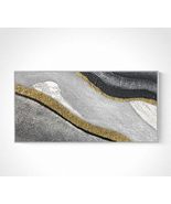 interoknack Luxury Gold Abstract Nine Koi Fish Symbolic Wealth Hand-Pain... - €690,69 EUR