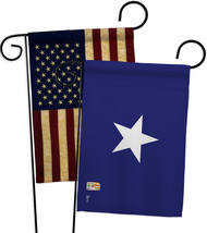 Bonnie Blue - Impressions Decorative USA Vintage - Applique Garden Flags Pack -  - £24.75 GBP