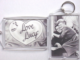 I LOVE LUCY Keychain Key Chain Lucille Ball Desi Arnaz Ricky Ricardo Fre... - $7.99