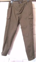 Jones New York Signature Petite Tapered Leg Cargo Pants Olive Green 6P- Nwot - £27.10 GBP