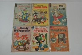 Woody Woodpecker Comics &#39;60s Gold Key Donald Duck Jiminy Cricket Lot of 6 GD - £22.95 GBP