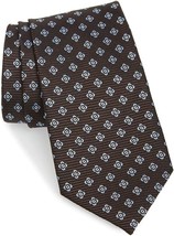 Men&#39;s Ermenegildo Zegna Floral Medallion Silk Tie - £125.16 GBP