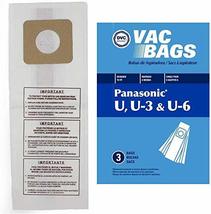 DVC Replacement Vacuum Bags for Panasonic Upright Vacuum Models, Bernina Evoluti - £5.91 GBP