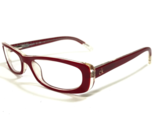 Calvin Klein Eyeglasses Frames 5590 615 Red Clear Rectangular Full Rim 5... - £37.10 GBP