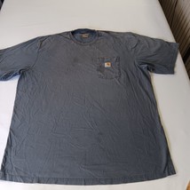Carhartt K87 Men's Gray Pocket Cotton Blend Short Sleeve T-Shirt Size 2XL Tall image 13