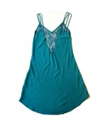 Vintage Victoria&#39;s Secret Gold Label Blue Chemise Night Gown Lingerie Si... - $424.86 MXN