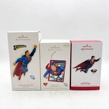 Lot of 3 Hallmark Keepsake Ornament SUPERMAN in box - £19.97 GBP
