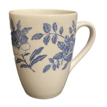 Churchill Mug Blue Peony Ceramic England White Coffee Tea Cup - £23.68 GBP