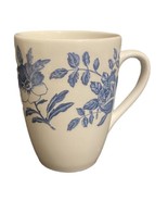 Churchill Mug Blue Peony Ceramic England White Coffee Tea Cup - £23.36 GBP