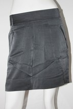 BANANA REPUBLIC Heritage MINI Skirt 100% SILK Gray 4 FREE SHIPPING - $57.89