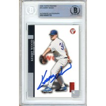 Kerry Wood Chicago Cubs Auto 2005 Topps Pristine #74 Beckett BAS Autogra... - $99.99