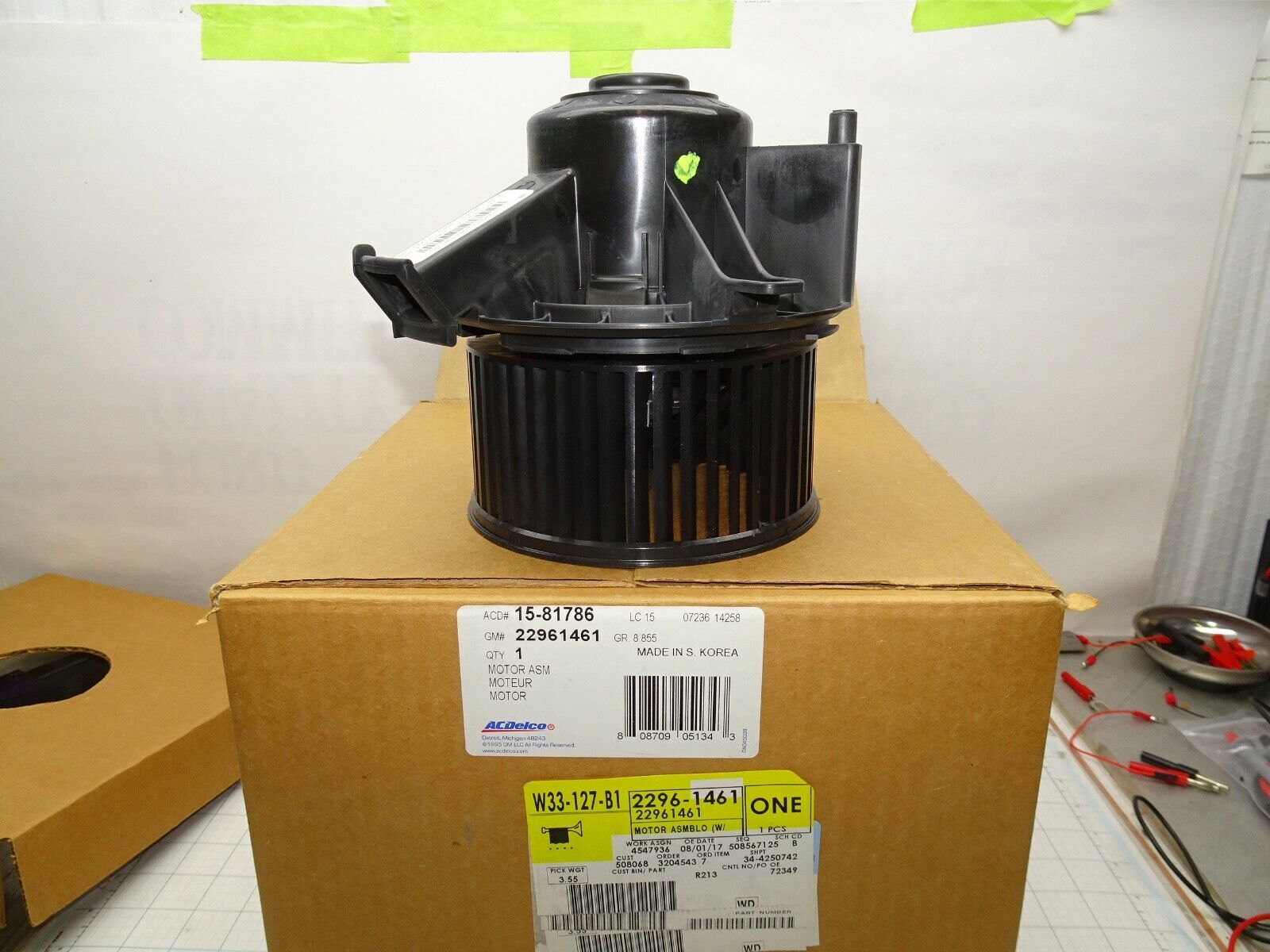 GM 22961461 Blower Fan Assembly HVAC ACDelco 15-81786 OEM NOS - $97.70