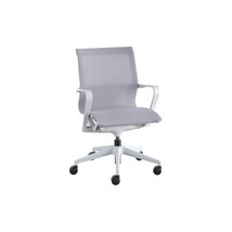 Lorell 26.3 in. Executive Mesh Mid-Back Chair - Gray - £259.19 GBP