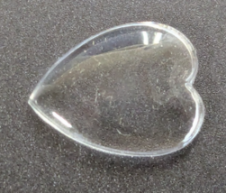 NOS Acrylic Watch Crystal for Hamilton Amorette  14.8mm x 12.3mm  - Heart - $9.89