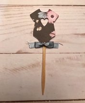 Baby shower Cupcake Toppers, baby girl cupcake toppers, Baby Shower, its... - $135.86 MXN