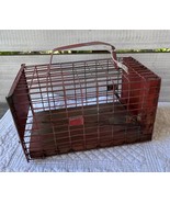 Vintage Red Small Animal Trap Primitive Industrial Decor Mouse Rat Squir... - $740.16 MXN