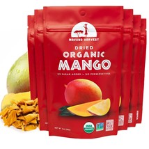(6 Pk) Mavuno Harvest 100% Organic Dried Fruit Mango ORGANIC/NON GMO/0 Sugar - £15.12 GBP
